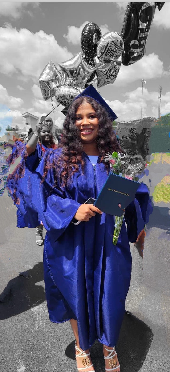 Kalie Hester at her high school graduation
